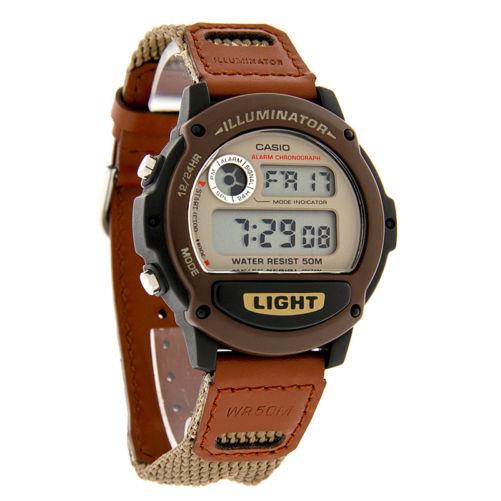 casio illuminator leather strap