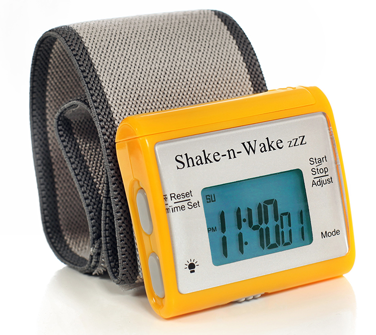 Tech Tools ShakenWake Silent Vibrating Alarm Wrist Watch (Orange) PI