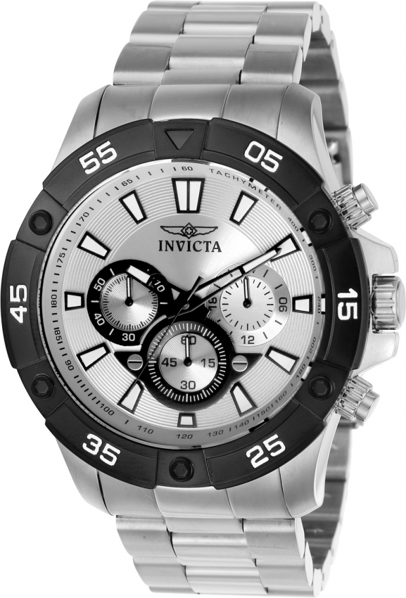 Invicta Men's Pro Diver Quartz Multifunction Silver Dial Watch 22788