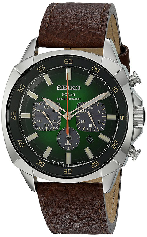 seiko recraft men's solar watch