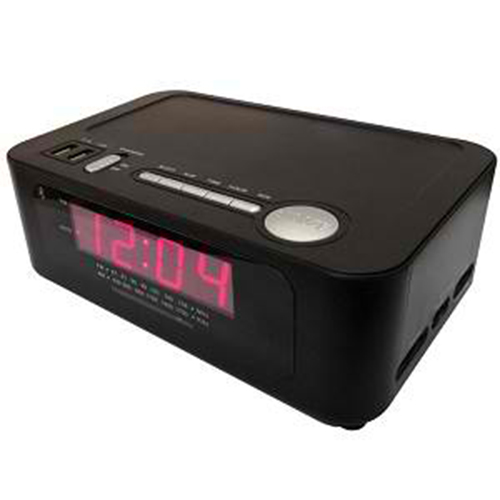 0.9" LED Display Bluetooth Alarm Clock AM/FM Radio R1212