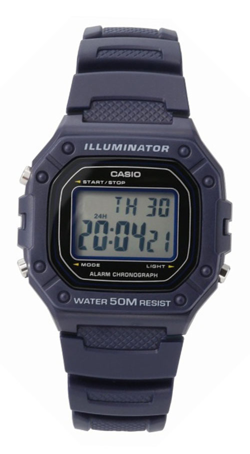 casio illuminator w218h
