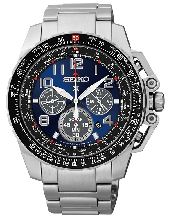 seiko solar chronograph 100m