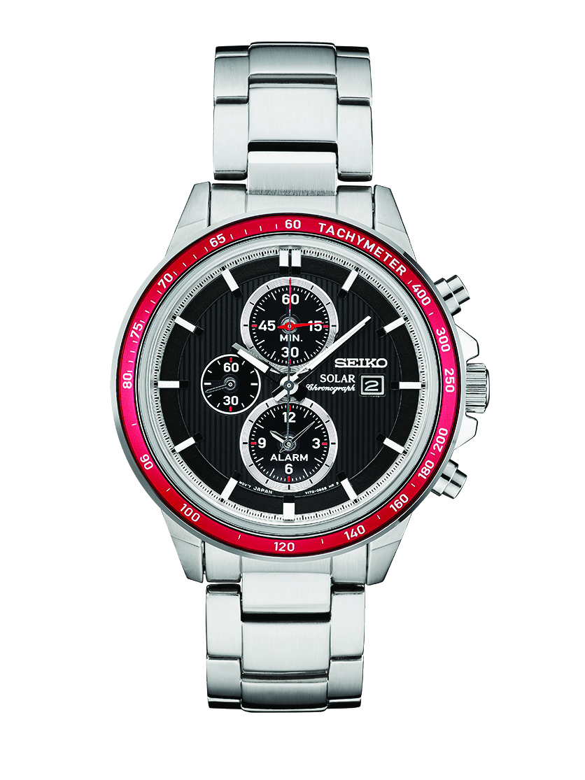seiko solar quartz chronograph