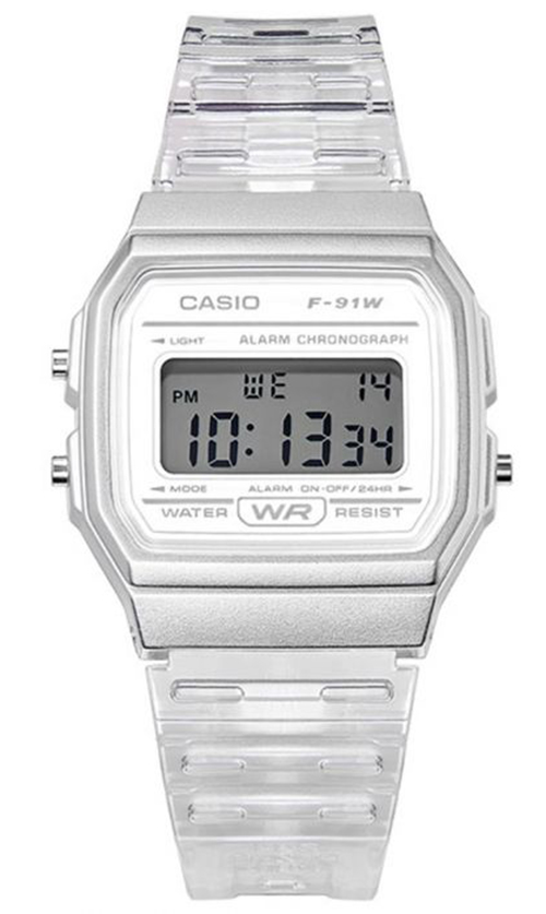 casio f91w white
