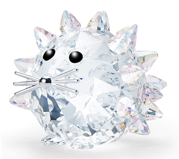 swarovski crystal hedgehog figurine